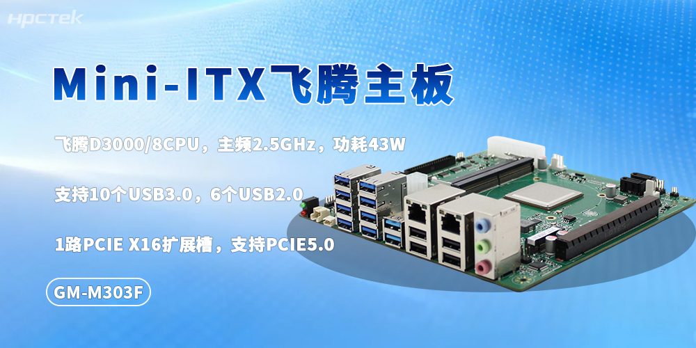 M-ITX飛騰D3000主板：國產(chǎn)芯底氣、靈活多適配(圖2)